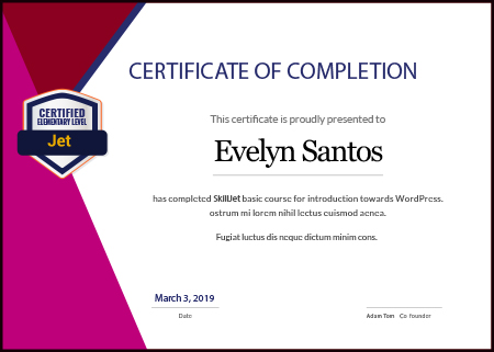 Certificate 02